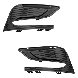 Replace® - Front Outer Driver and Passenger Side Bumper Grille Set (Standard Line)