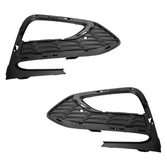 Replace® - Front Outer Driver and Passenger Side Fog Light Bezel Set (Standard Line)