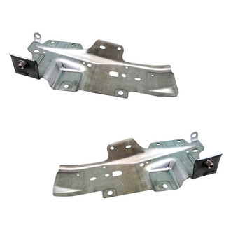 Replace® - Front Inner Driver and Passenger Side Bumper Support Set (CAPA Certified)