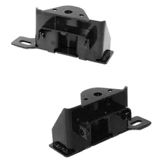 Replace® - Front Driver and Passenger Side Bumper Impact Bar Bracket Set (Diamond Standard Line)