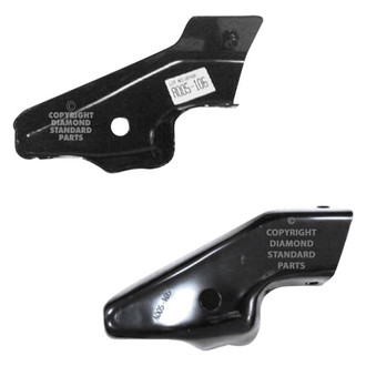 Replace® - Front Outer Driver and Passenger Side Bumper Bracket Set (Diamond Standard Line)