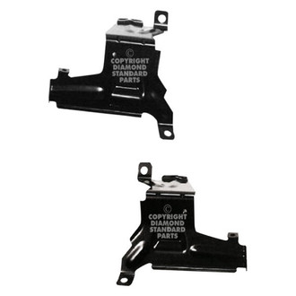 Replace® - Front Outer Driver and Passenger Side Bumper Bracket Set (Diamond Standard Line)