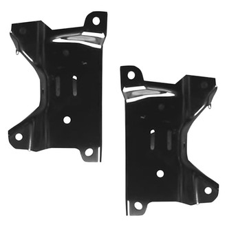 Replace® - Front Outer Driver and Passenger Side Bumper Support Bracket Set (CAPA Certified)