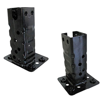 Replace® - Front Upper Outer Driver and Passenger Side Bumper Mounting Bracket Set (Diamond Standard Line)