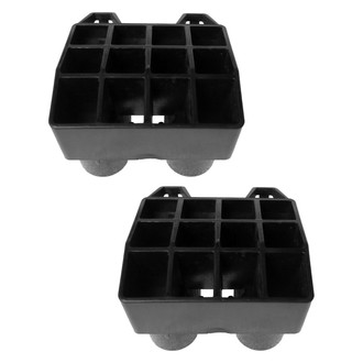 Replace® - Front Driver and Passenger Side Bumper Absorber Set (CAPA Certified)
