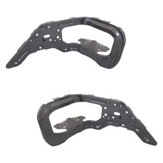 Replace® - Rear Outer Driver and Passenger Side Bumper Bracket Set (Diamond Standard Line)
