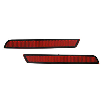 Replace® - Rear Driver and Passenger Side Bumper Reflector Set (CAPA Certified)