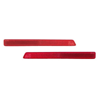 Replace® - Rear Driver and Passenger Side Bumper Reflector Set (CAPA Certified)