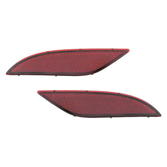 Replace® - Rear Driver and Passenger Side Bumper Reflector Set (CAPA Certified)