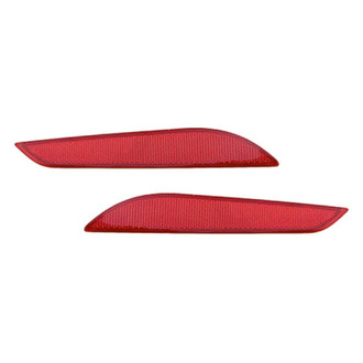 Replace® - Rear Driver and Passenger Side Bumper Reflector Set (CAPA Certified)
