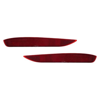 Replace® - Rear Driver and Passenger Side Bumper Reflector Set (CAPA Certified)