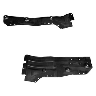 Replace® - Lower Driver and Passenger Side Radiator Support Air Deflector Set (CAPA Certified)