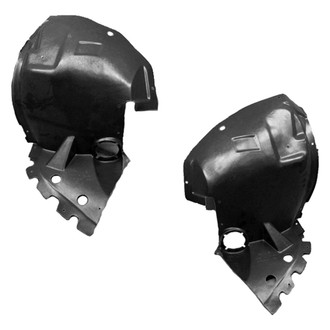 Replace® - Front Driver and Passenger Side Fender Liner Front Section Set (Standard Line)