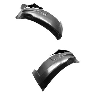 Replace® - Front Rearward Driver and Passenger Side Fender Liner Rear Section Set (CAPA Certified)