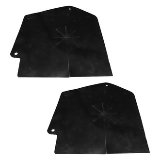 Replace® - Front Driver and Passenger Side Fender Splash Shield Set (Standard Line)