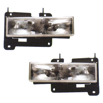 Replace® - Driver and Passenger Side Replacement Headlight Set (CAPA Certified)