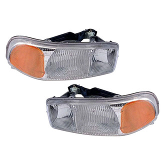 Replace® - Driver and Passenger Side Replacement Headlight Set (CAPA Certified)
