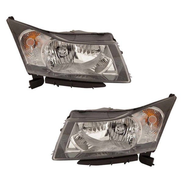 Replace® - Driver and Passenger Side Replacement Headlight Set (Remanufactured OE), Chevy Cruze