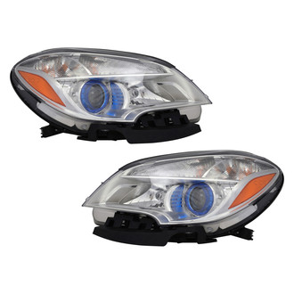 Replace® - Driver and Passenger Side Replacement Headlight Set (CAPA Certified)