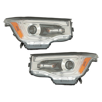 Replace® - Driver and Passenger Side Replacement Headlight Set (Standard Line)