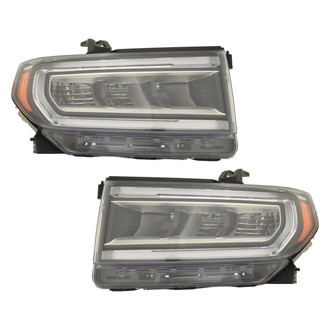 Replace® - Driver and Passenger Side Replacement Headlight Set (Standard Line)