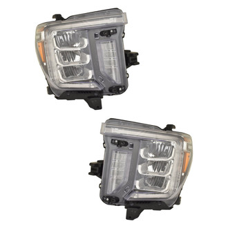 Replace® - Driver and Passenger Side Replacement Headlight Set (Standard Line)