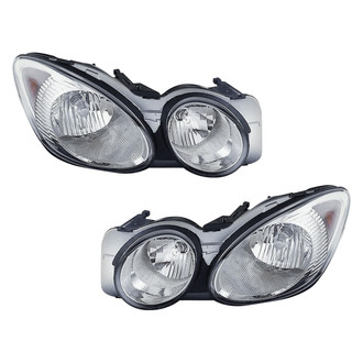 Replace® - Driver and Passenger Side Replacement Headlight Set (CAPA Certified)
