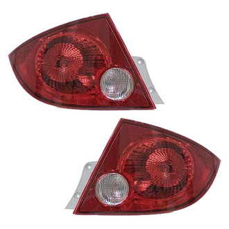Replace® - Black Factory Tail Lights