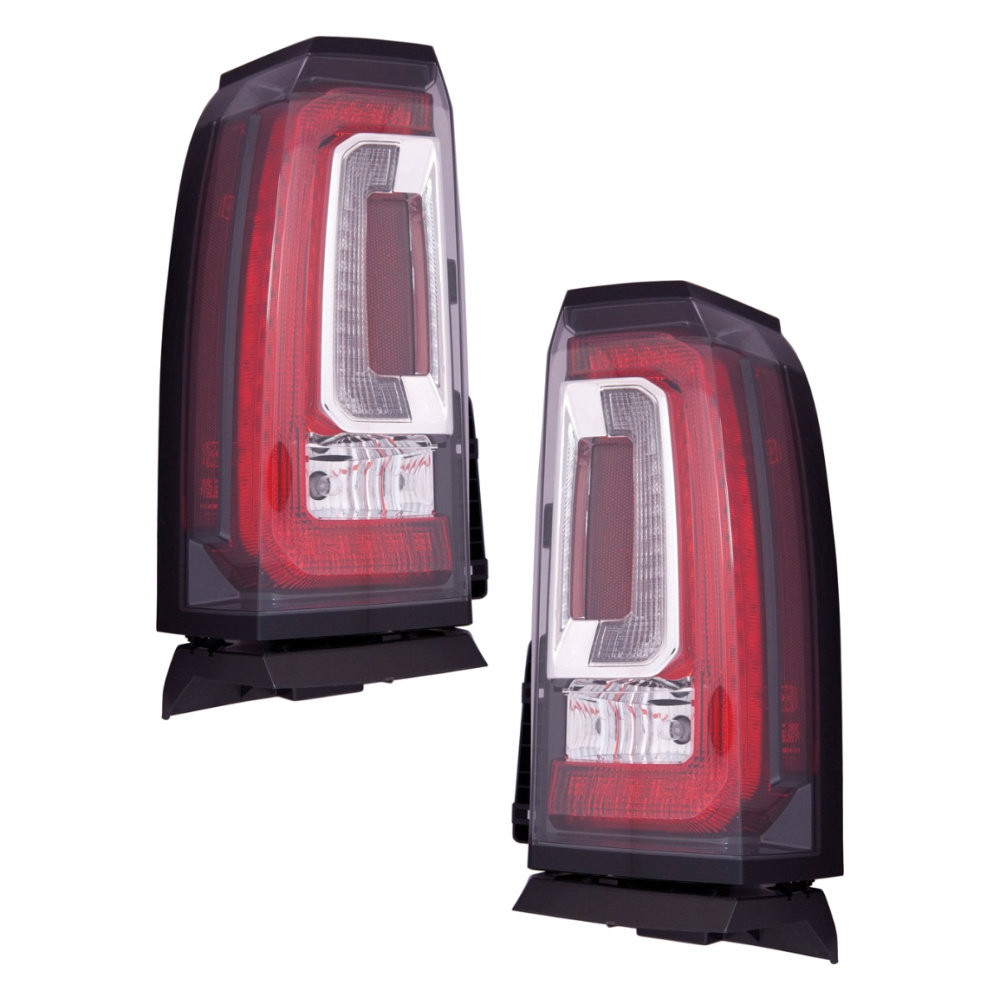 GMC Yukon Black & Smoked Tail Lights - Custom, LED | CARiD