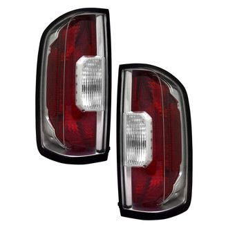 Replace® - Black Factory Tail Lights