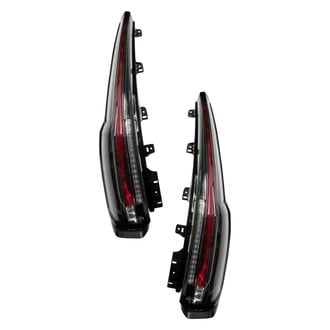 Replace® - Black Factory Tail Lights