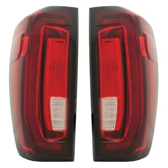 Replace® - Black Factory Tail Lights