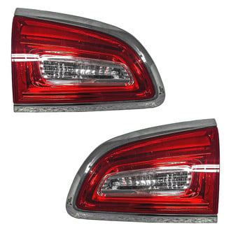 Replace® - Black Factory Tail Lights