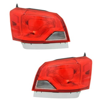 Replace® - Black Factory Tail Lights