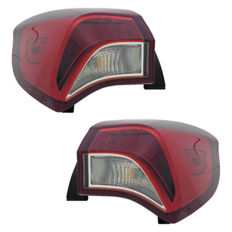 Replace® - Black LED Tail Lights
