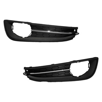 Replace® - Front Driver and Passenger Side Fog Light Bezel Set (Standard Line)