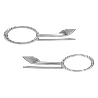Replace® - Front Driver and Passenger Side Fog Light Trim Set (Standard Line)