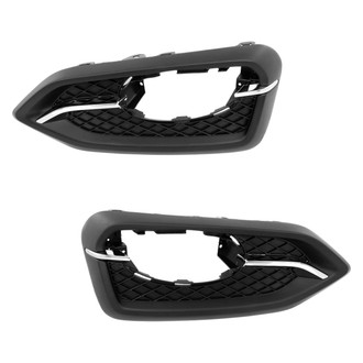 Replace® - Front Driver and Passenger Side Fog Light Bezel Set (Standard Line)