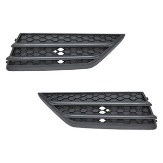 Replace® - Front Lower Outer Driver and Passenger Side Fog Light Cover Set (Standard Line)