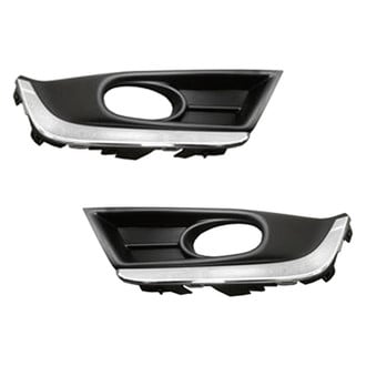 Replace® - Front Driver and Passenger Side Fog Light Bezel Set (Standard Line)