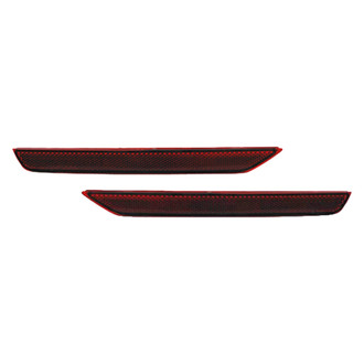 Replace® - Rear Driver and Passenger Side Bumper Reflector Set (Standard Line)