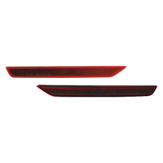 Replace® - Rear Driver and Passenger Side Bumper Reflector Set (CAPA Certified)