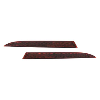 Replace® - Rear Driver and Passenger Side Bumper Reflector Set (CAPA Certified)