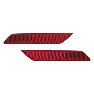Replace® - Rear Driver and Passenger Side Bumper Reflector Set (Standard Line)