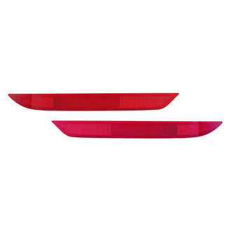 Replace® - Rear Driver and Passenger Side Bumper Reflector Set (CAPA Certified)