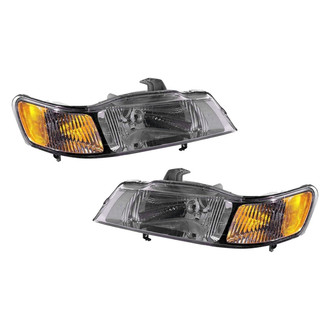 Replace® - Driver and Passenger Side Replacement Headlight Set Lens and Housing (Value Line)