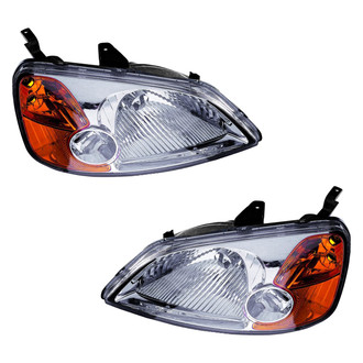 Replace® - Driver and Passenger Side Replacement Headlight Set (Value Line)