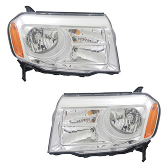 Replace® - Driver and Passenger Side Replacement Headlight Set (Value Line)