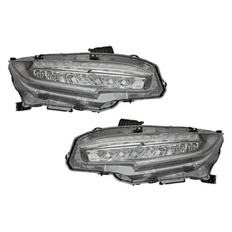 Replace® - Driver and Passenger Side Replacement Headlight Set (CAPA Certified)