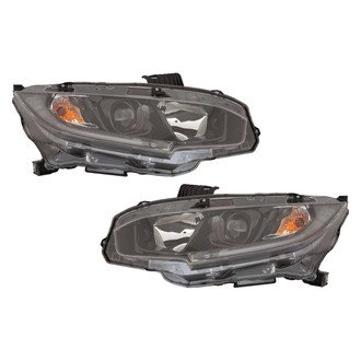 Replace® - Driver and Passenger Side Replacement Headlight Set (CAPA Certified)